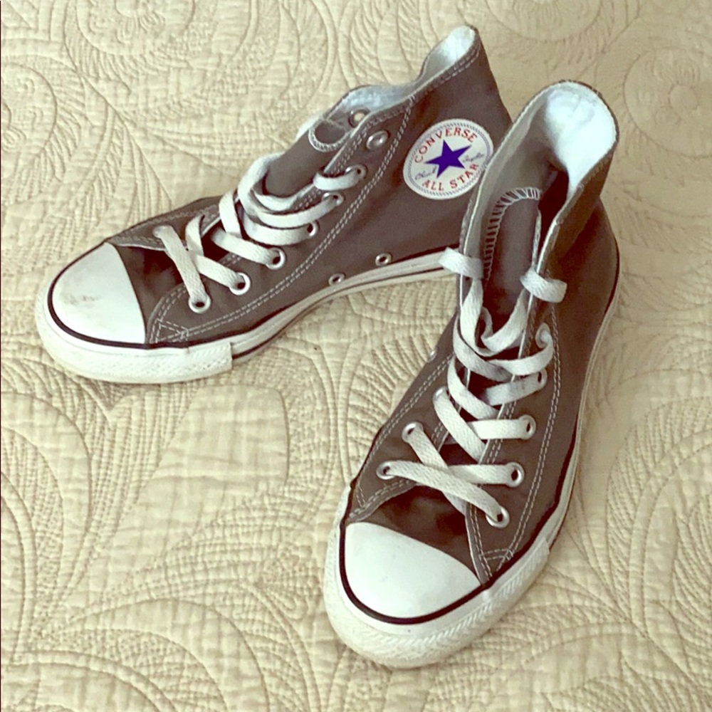 Converse All Star Grey High Top size 5 men 8 women